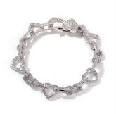 FOREVER HEART LOOP BRACELET