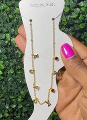 Multicolor Ankle Bracelet