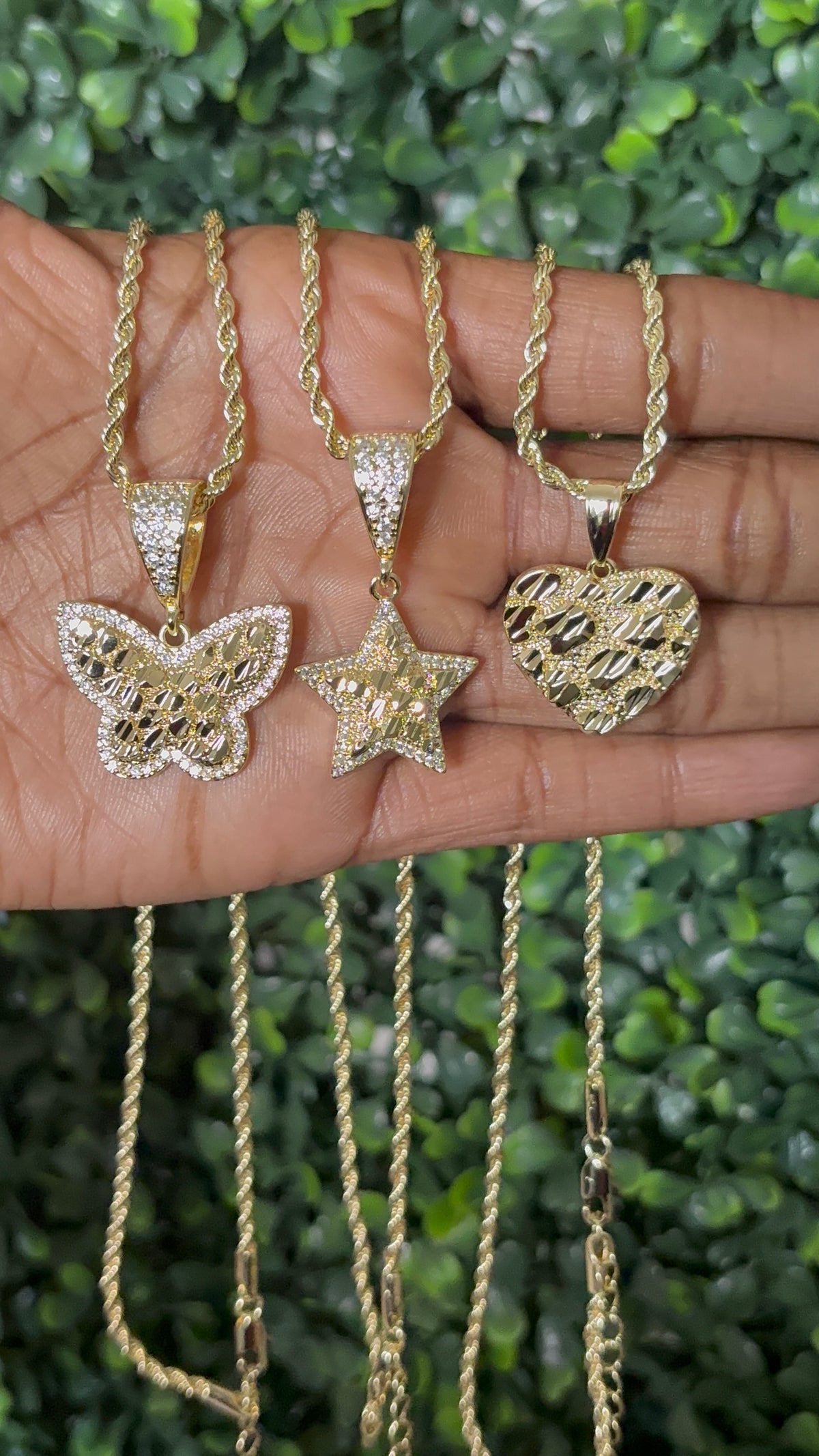 Nugget Pendent with Chain