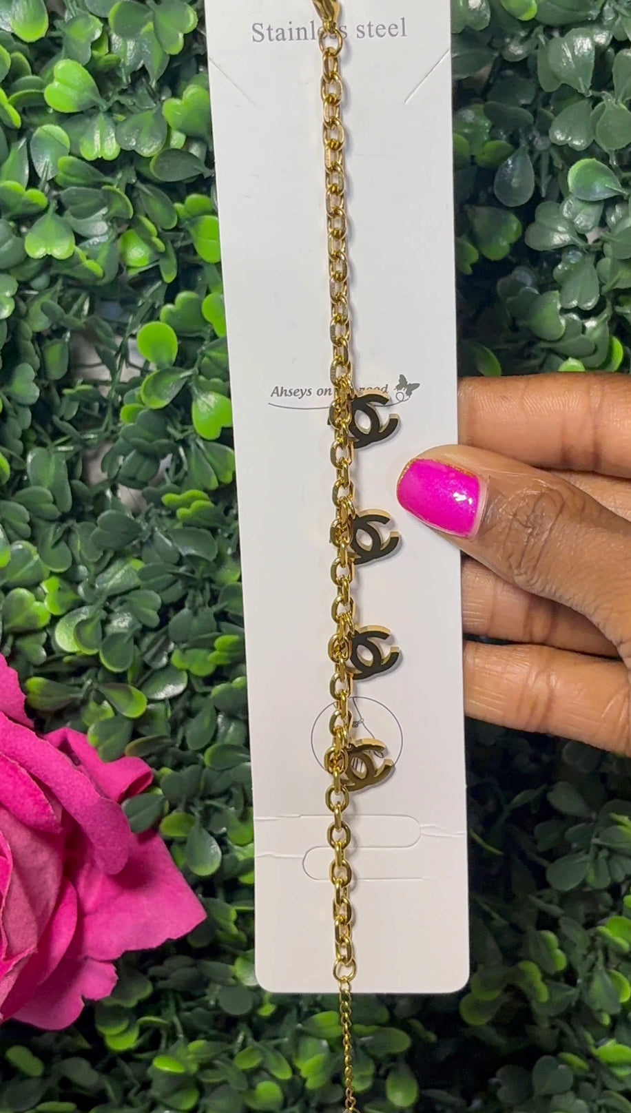 Cc That’s My Type Ankle Bracelet