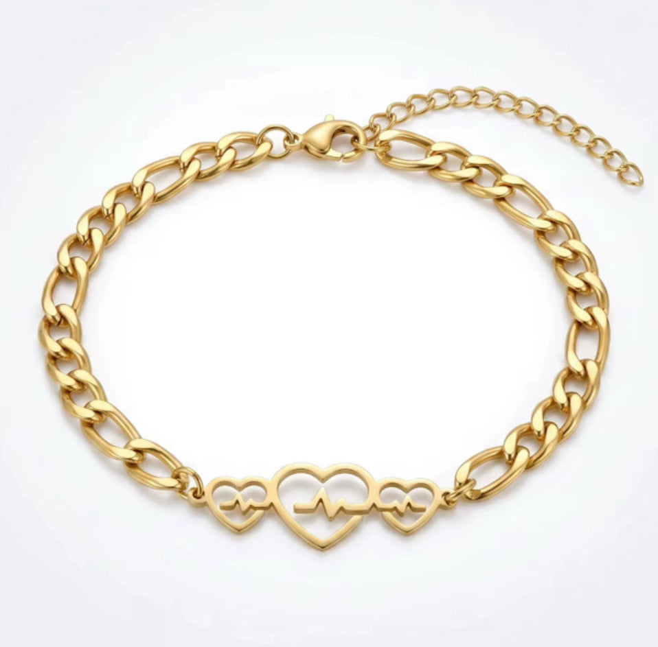Heartbeat Anklet